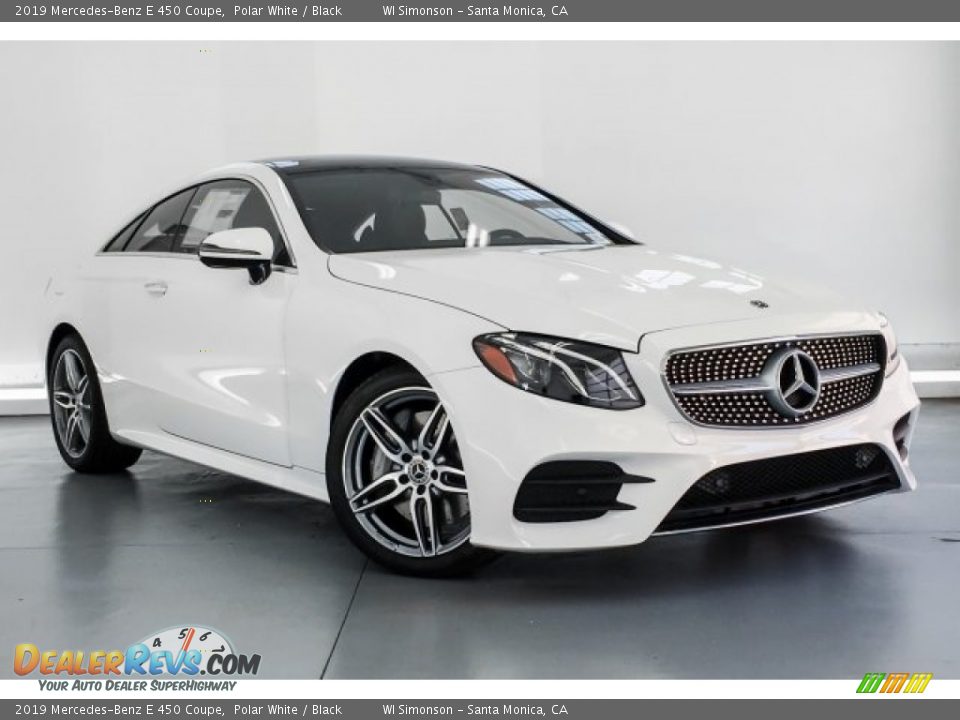 2019 Mercedes-Benz E 450 Coupe Polar White / Black Photo #12