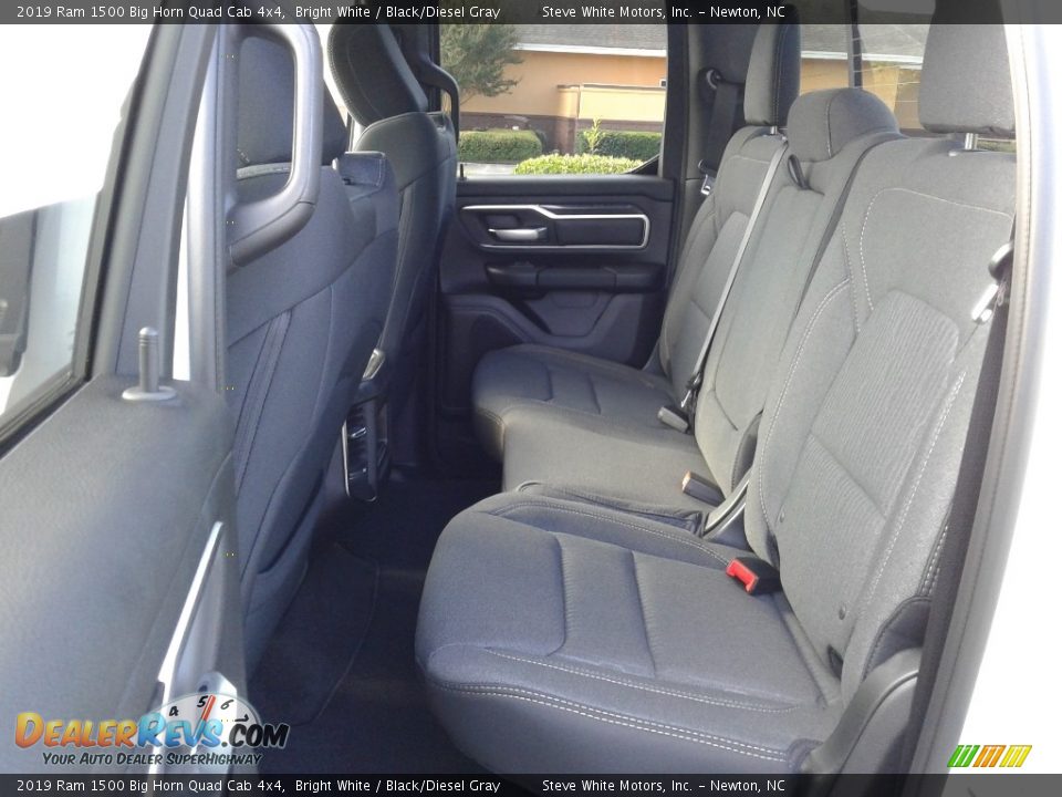2019 Ram 1500 Big Horn Quad Cab 4x4 Bright White / Black/Diesel Gray Photo #11