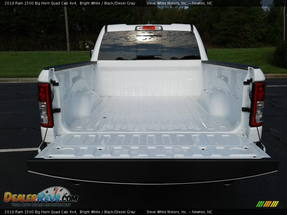 2019 Ram 1500 Big Horn Quad Cab 4x4 Bright White / Black/Diesel Gray Photo #12