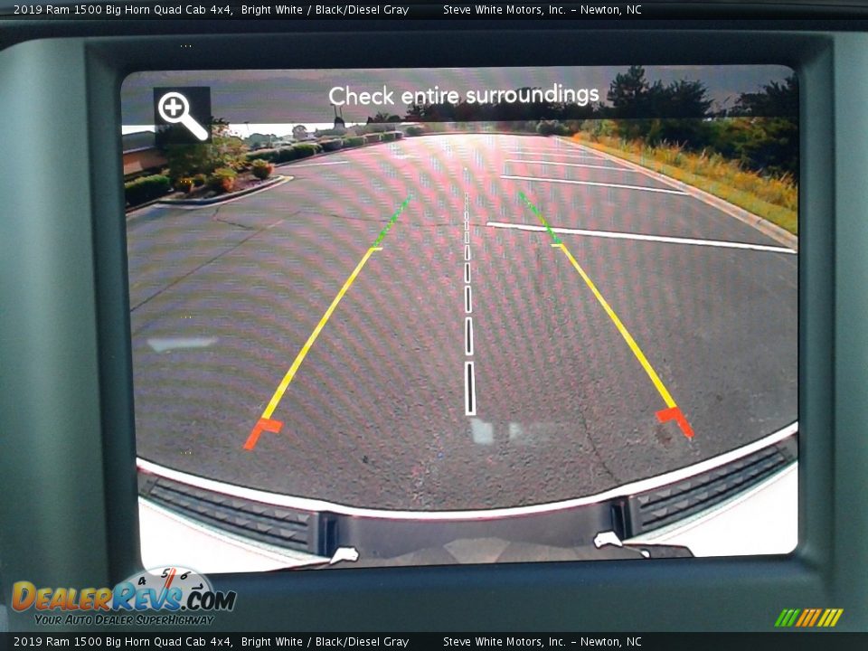 2019 Ram 1500 Big Horn Quad Cab 4x4 Bright White / Black/Diesel Gray Photo #23