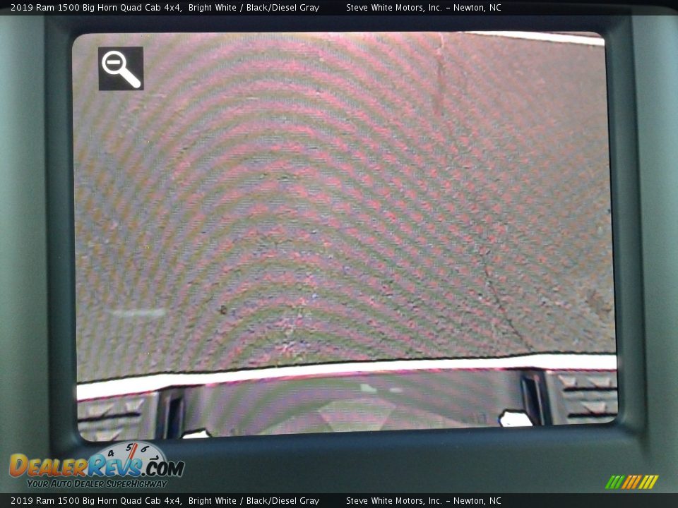 2019 Ram 1500 Big Horn Quad Cab 4x4 Bright White / Black/Diesel Gray Photo #24