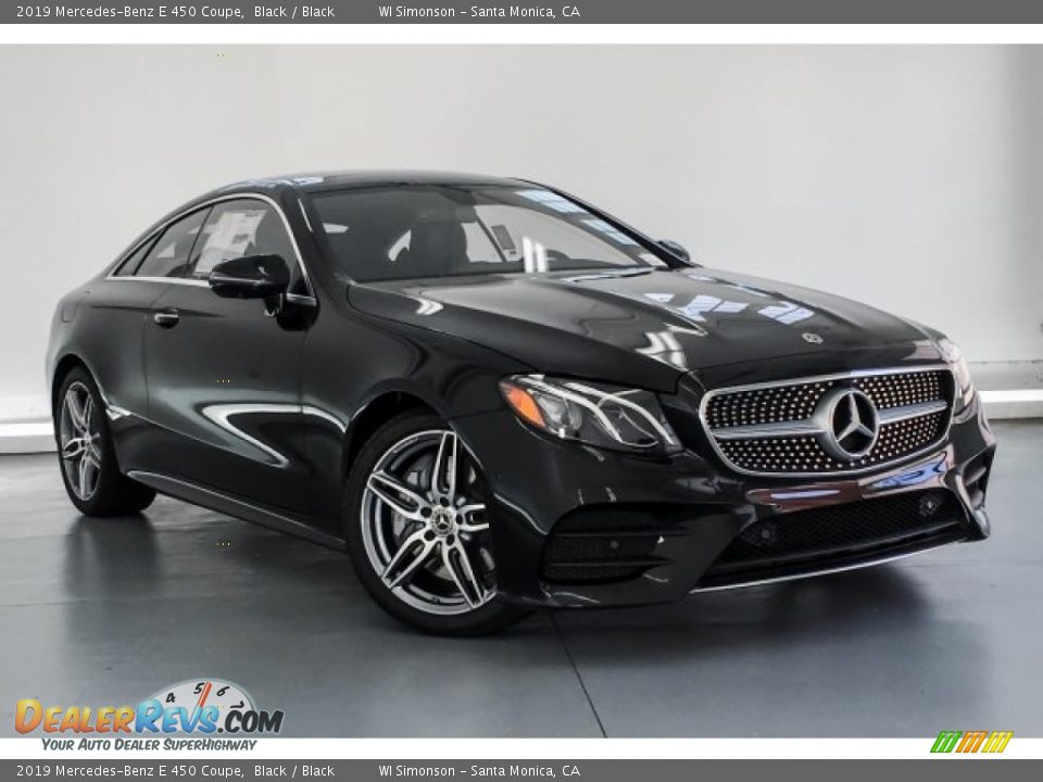 2019 Mercedes-Benz E 450 Coupe Black / Black Photo #12