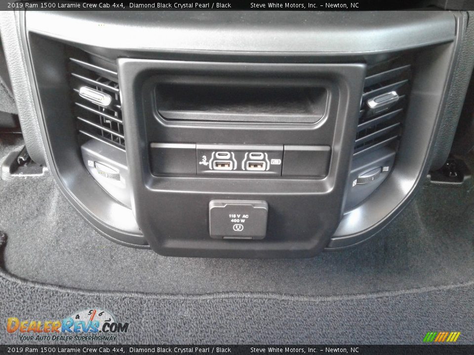 2019 Ram 1500 Laramie Crew Cab 4x4 Diamond Black Crystal Pearl / Black Photo #14
