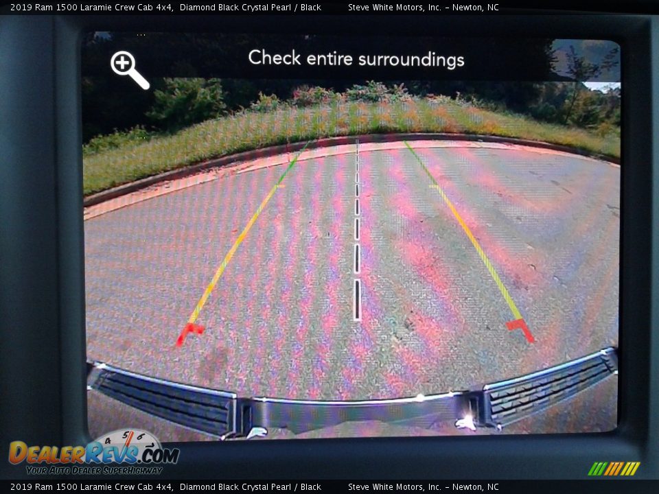 2019 Ram 1500 Laramie Crew Cab 4x4 Diamond Black Crystal Pearl / Black Photo #24