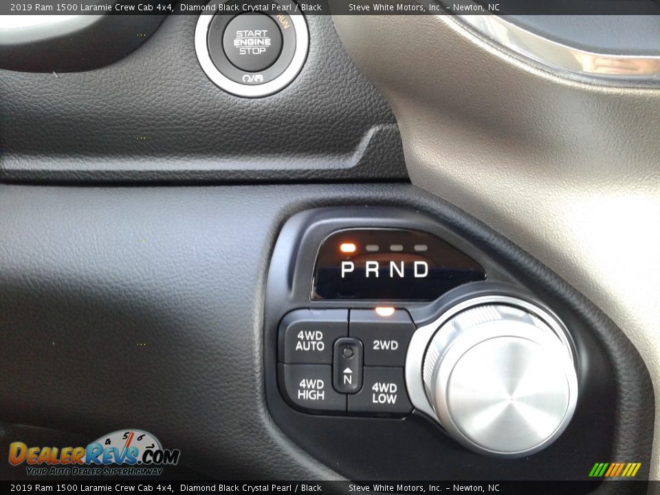 2019 Ram 1500 Laramie Crew Cab 4x4 Diamond Black Crystal Pearl / Black Photo #29