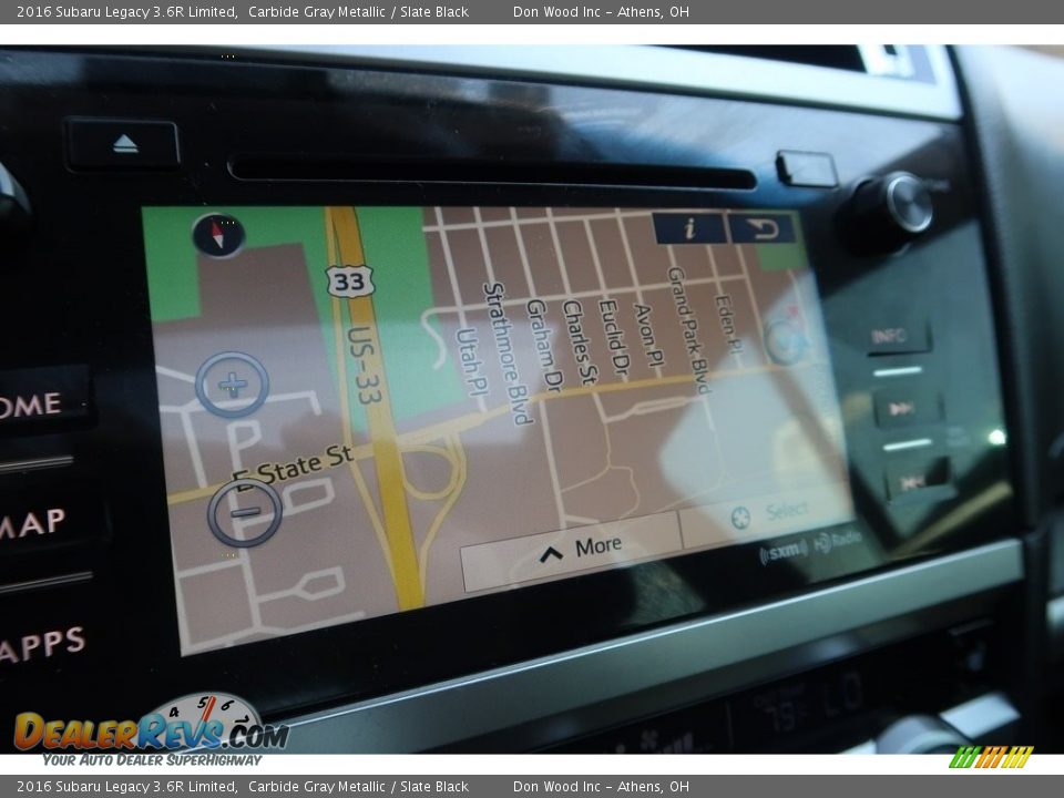 2016 Subaru Legacy 3.6R Limited Carbide Gray Metallic / Slate Black Photo #6