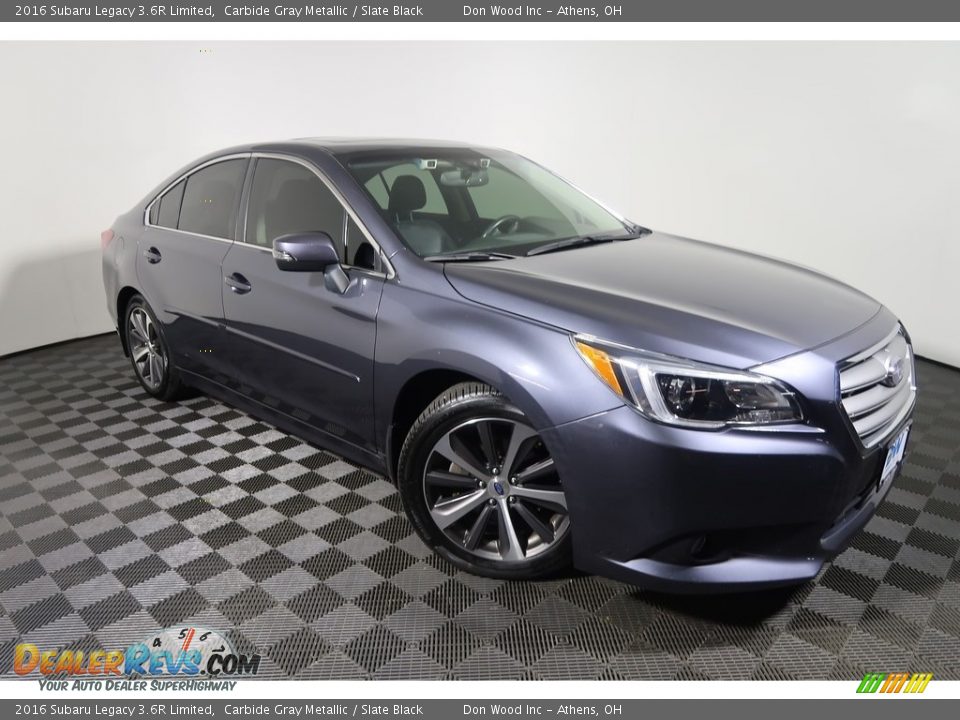 2016 Subaru Legacy 3.6R Limited Carbide Gray Metallic / Slate Black Photo #8