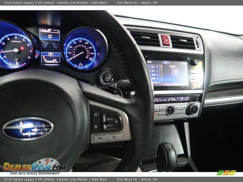 2016 Subaru Legacy 3.6R Limited Carbide Gray Metallic / Slate Black Photo #23