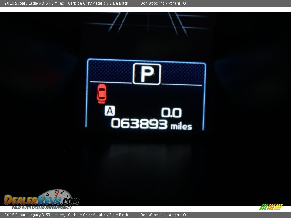 2016 Subaru Legacy 3.6R Limited Carbide Gray Metallic / Slate Black Photo #25