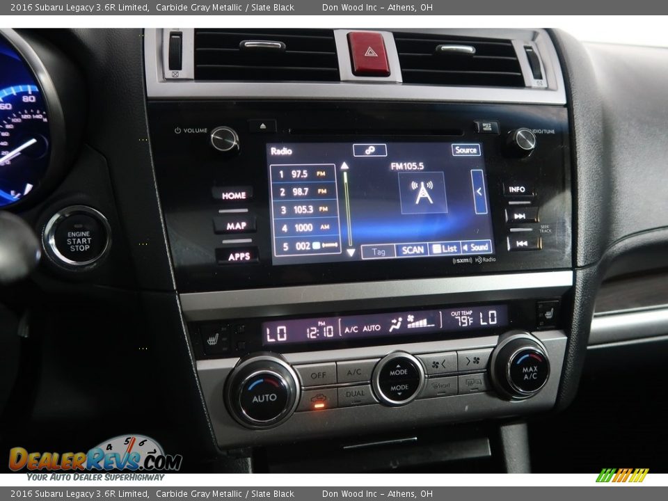 2016 Subaru Legacy 3.6R Limited Carbide Gray Metallic / Slate Black Photo #26