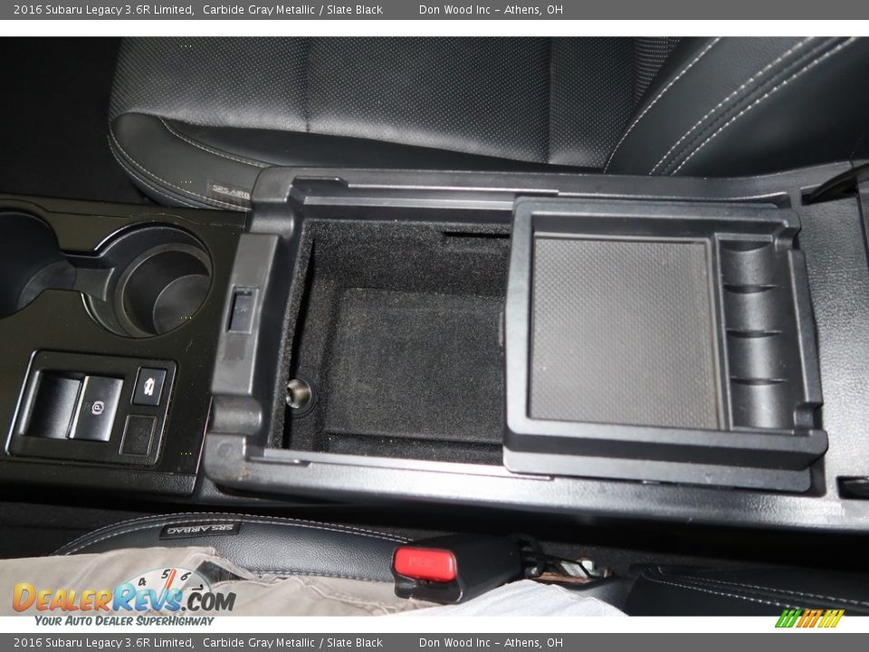 2016 Subaru Legacy 3.6R Limited Carbide Gray Metallic / Slate Black Photo #28