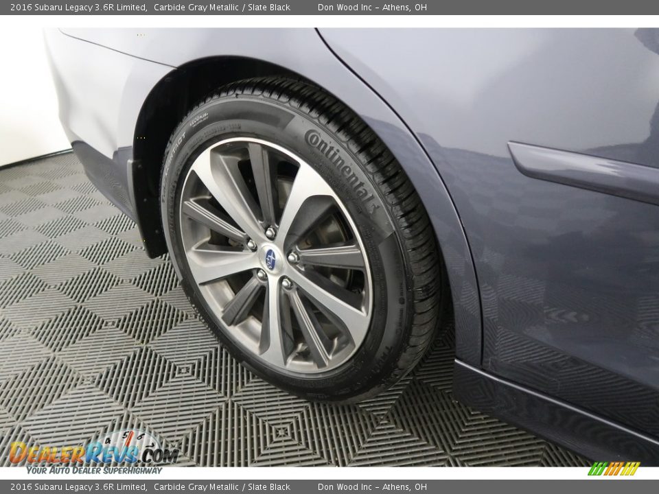 2016 Subaru Legacy 3.6R Limited Carbide Gray Metallic / Slate Black Photo #31