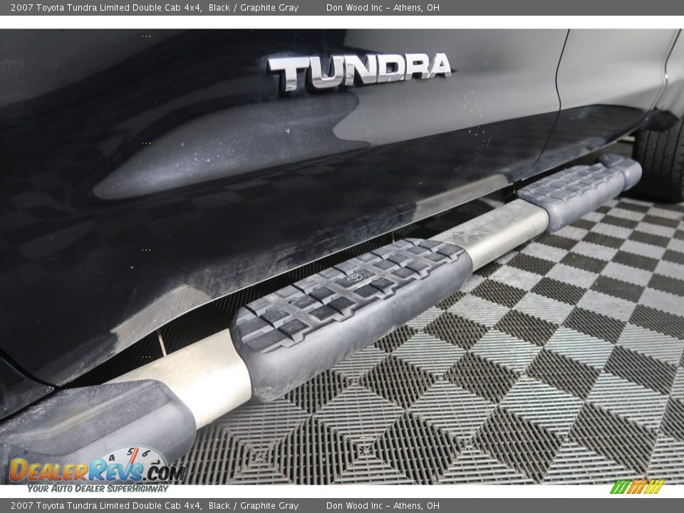 2007 Toyota Tundra Limited Double Cab 4x4 Black / Graphite Gray Photo #34