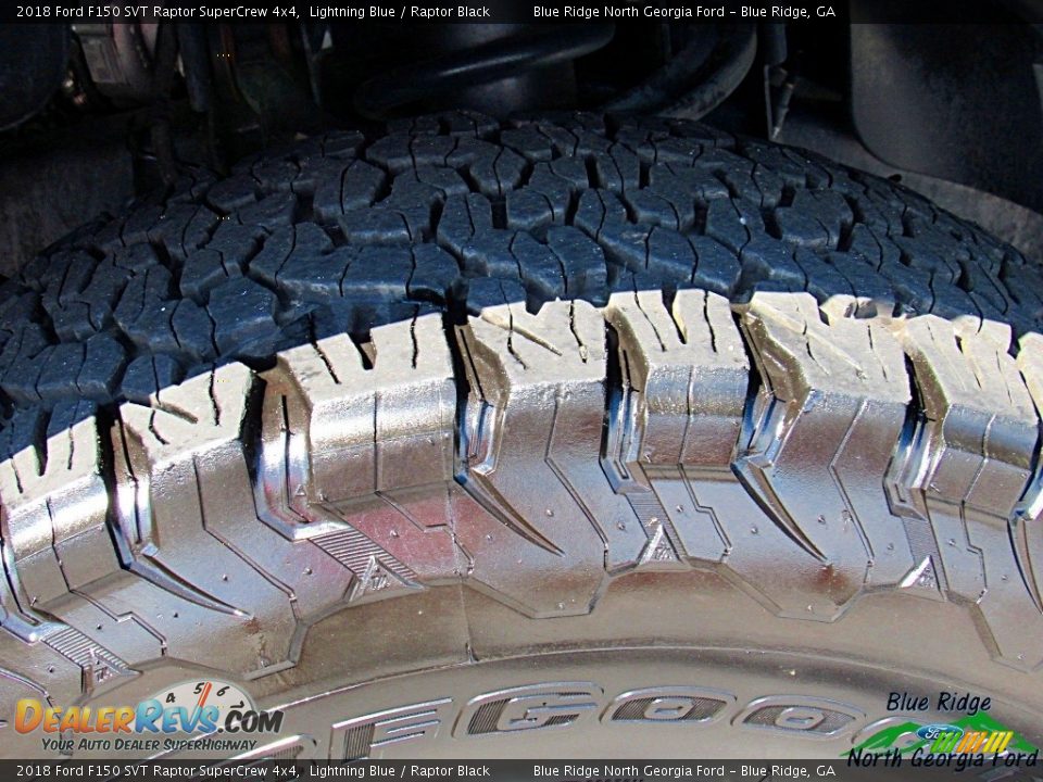 2018 Ford F150 SVT Raptor SuperCrew 4x4 Lightning Blue / Raptor Black Photo #11