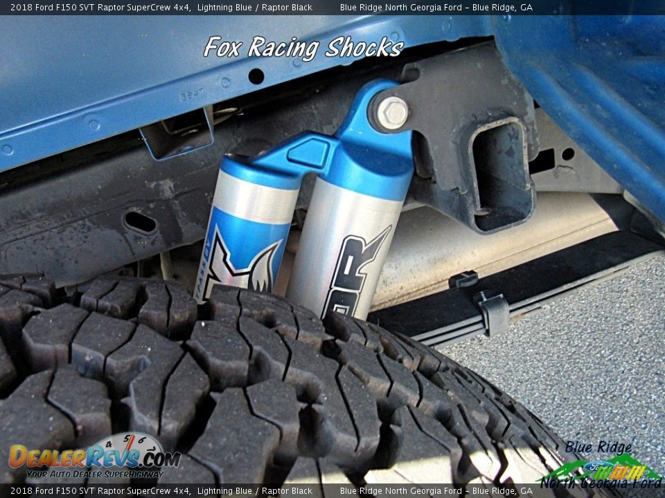 2018 Ford F150 SVT Raptor SuperCrew 4x4 Lightning Blue / Raptor Black Photo #12
