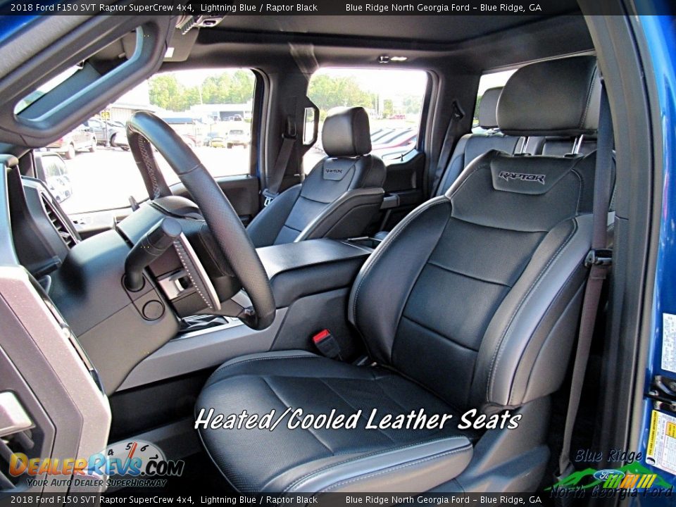 2018 Ford F150 SVT Raptor SuperCrew 4x4 Lightning Blue / Raptor Black Photo #13