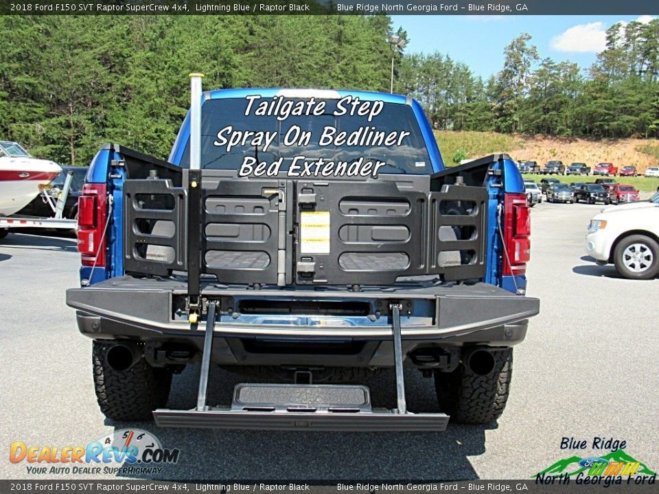 2018 Ford F150 SVT Raptor SuperCrew 4x4 Lightning Blue / Raptor Black Photo #16