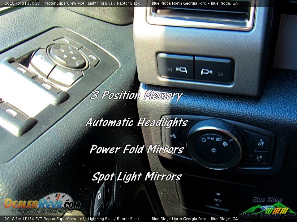 2018 Ford F150 SVT Raptor SuperCrew 4x4 Lightning Blue / Raptor Black Photo #28