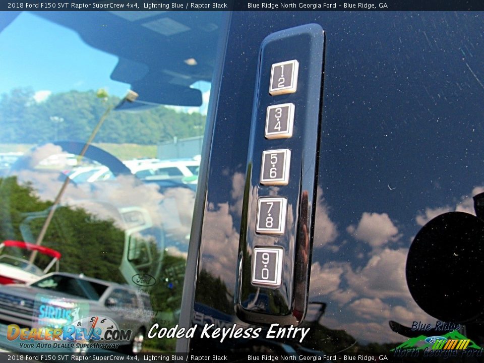 2018 Ford F150 SVT Raptor SuperCrew 4x4 Lightning Blue / Raptor Black Photo #29
