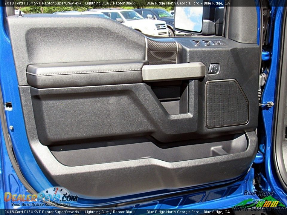 2018 Ford F150 SVT Raptor SuperCrew 4x4 Lightning Blue / Raptor Black Photo #32