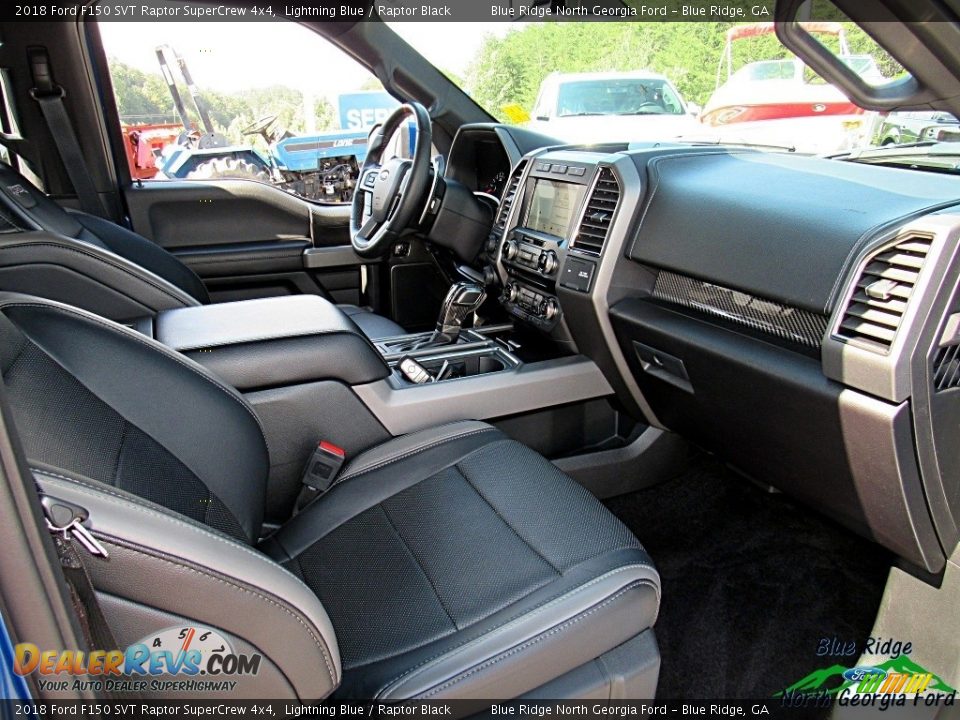 2018 Ford F150 SVT Raptor SuperCrew 4x4 Lightning Blue / Raptor Black Photo #34