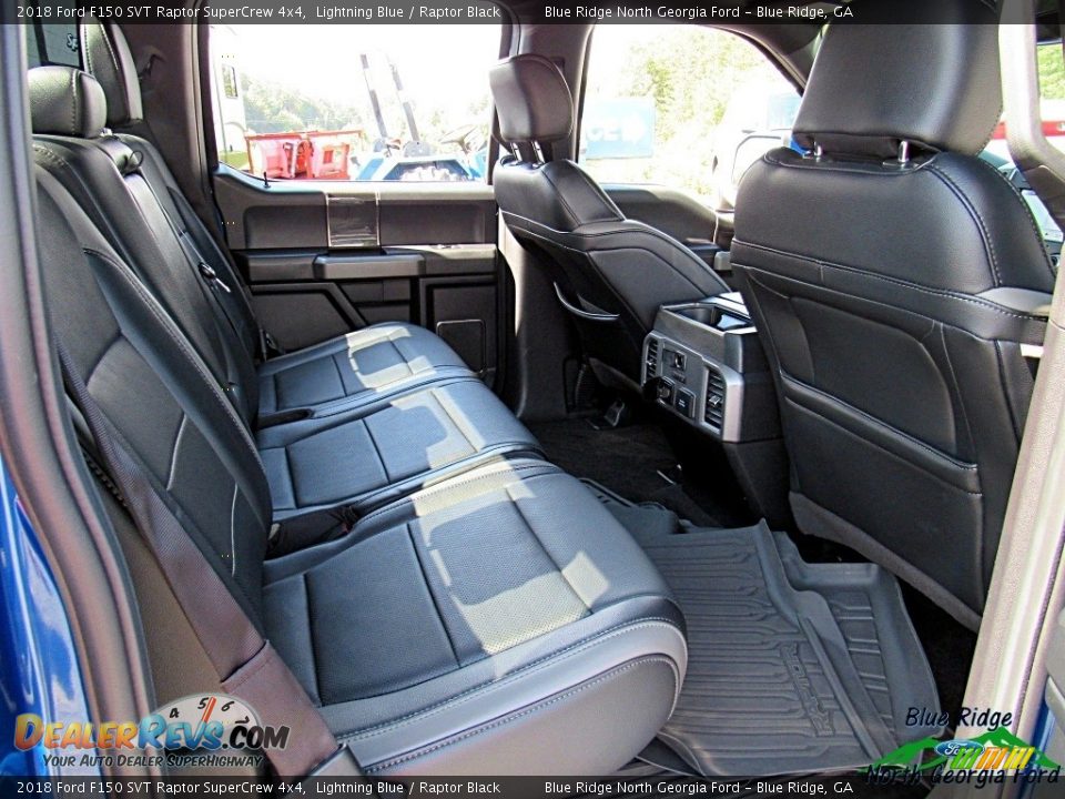 2018 Ford F150 SVT Raptor SuperCrew 4x4 Lightning Blue / Raptor Black Photo #35