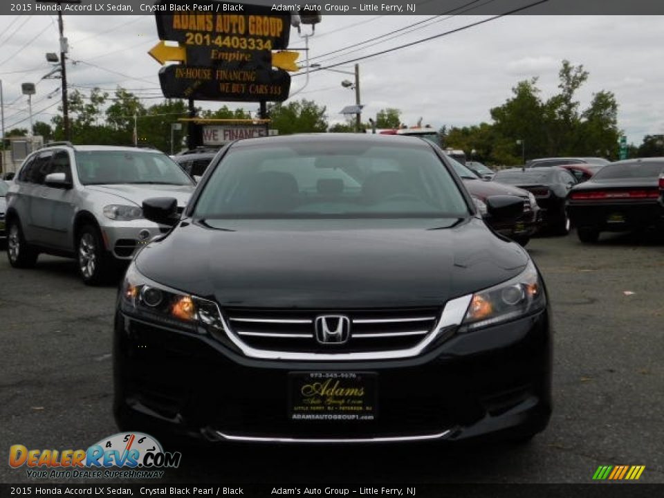 2015 Honda Accord LX Sedan Crystal Black Pearl / Black Photo #3