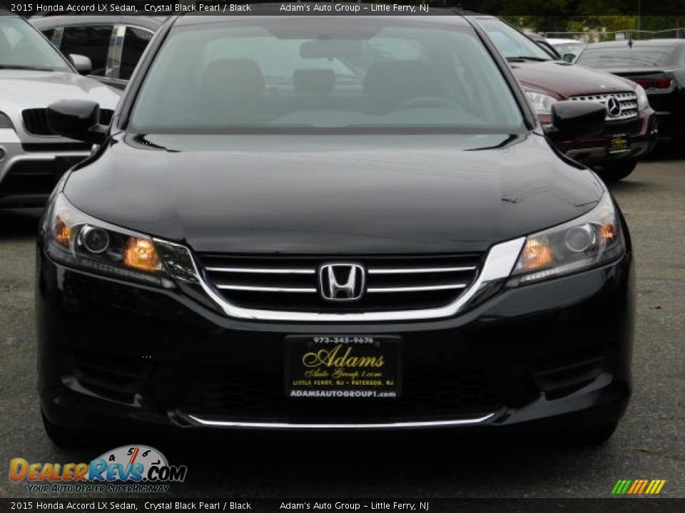 2015 Honda Accord LX Sedan Crystal Black Pearl / Black Photo #4