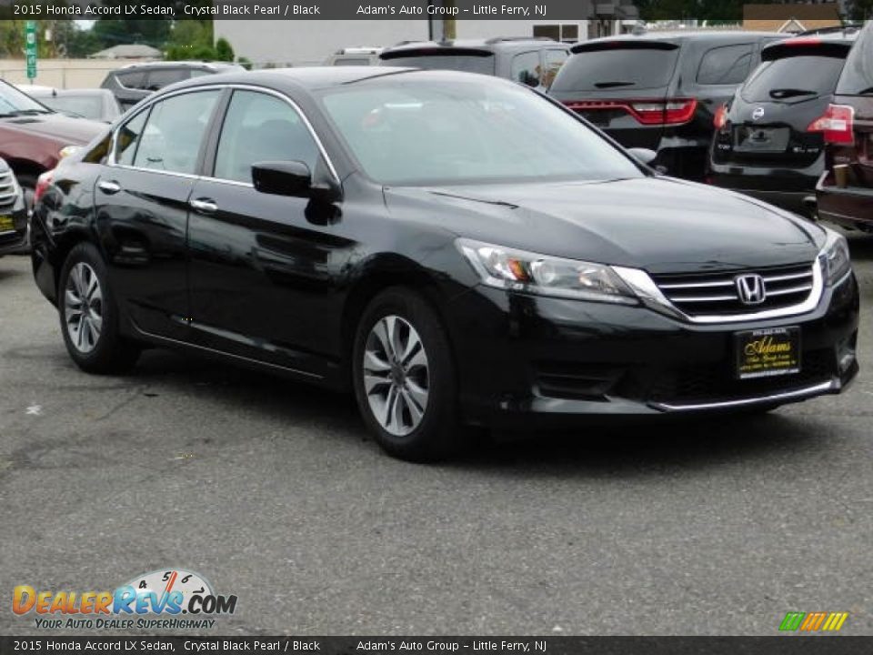 2015 Honda Accord LX Sedan Crystal Black Pearl / Black Photo #5