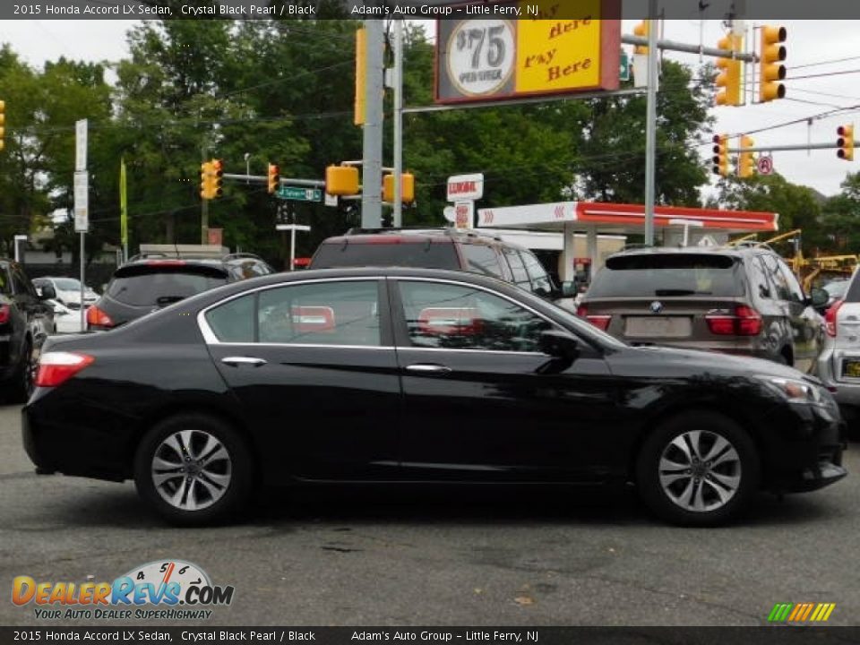 2015 Honda Accord LX Sedan Crystal Black Pearl / Black Photo #6