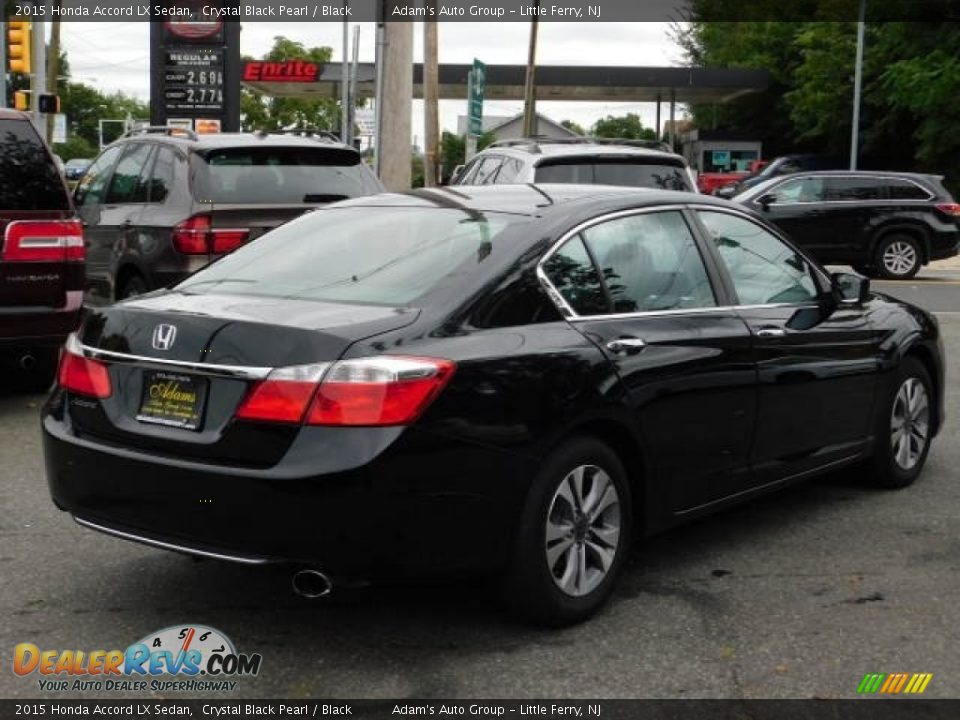 2015 Honda Accord LX Sedan Crystal Black Pearl / Black Photo #7
