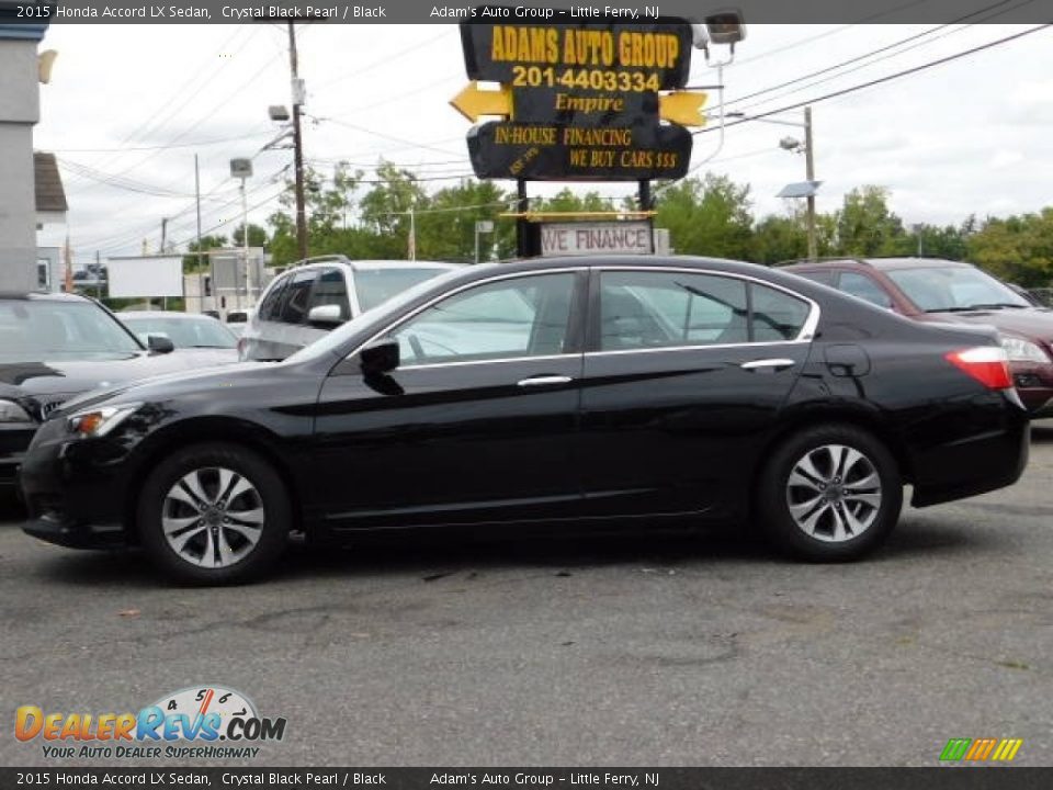 2015 Honda Accord LX Sedan Crystal Black Pearl / Black Photo #10