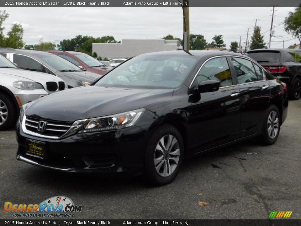 2015 Honda Accord LX Sedan Crystal Black Pearl / Black Photo #11