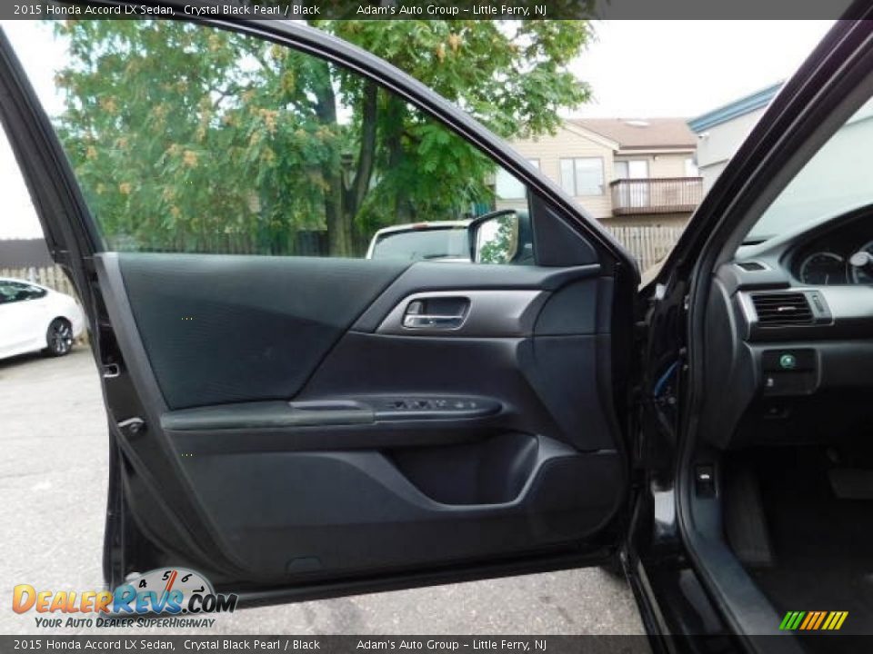 2015 Honda Accord LX Sedan Crystal Black Pearl / Black Photo #15