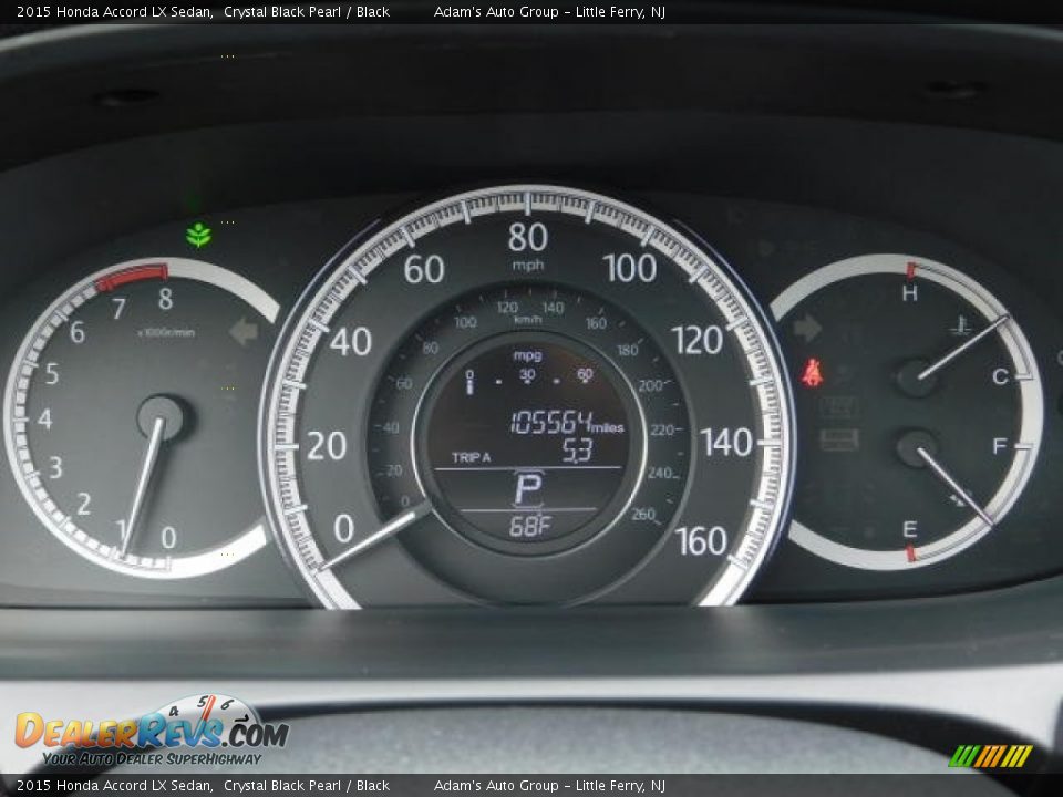 2015 Honda Accord LX Sedan Crystal Black Pearl / Black Photo #19