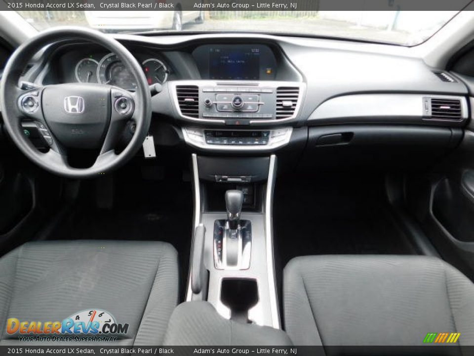 2015 Honda Accord LX Sedan Crystal Black Pearl / Black Photo #21