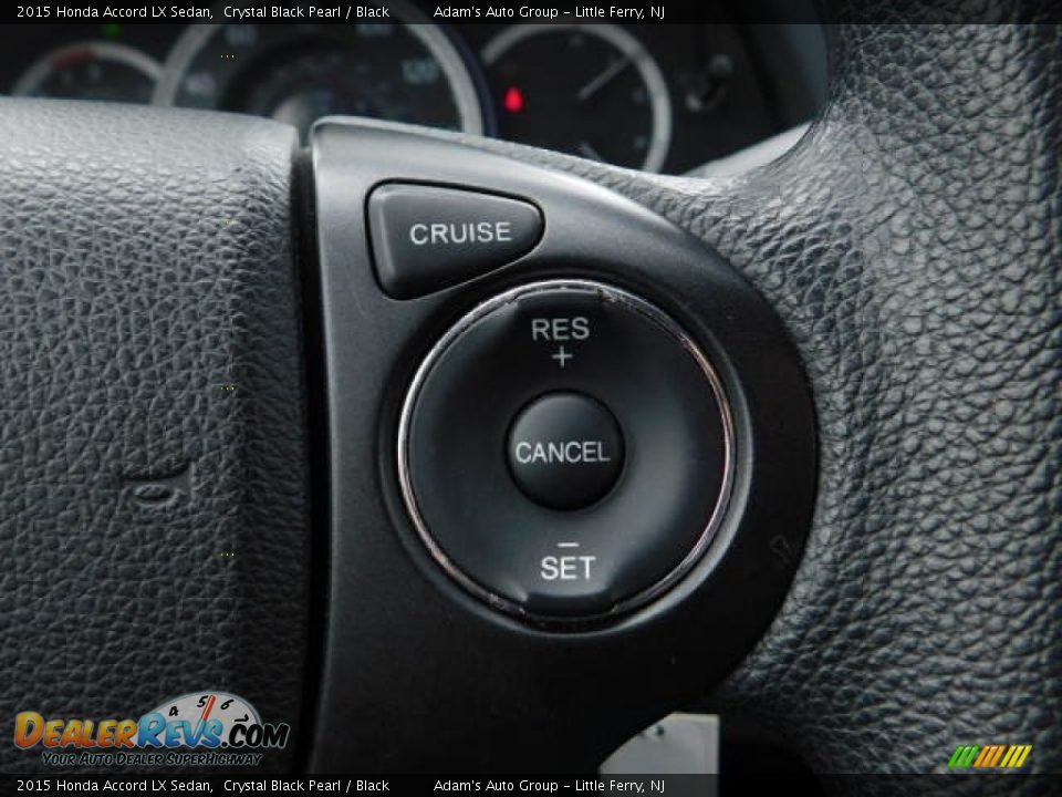 2015 Honda Accord LX Sedan Crystal Black Pearl / Black Photo #23