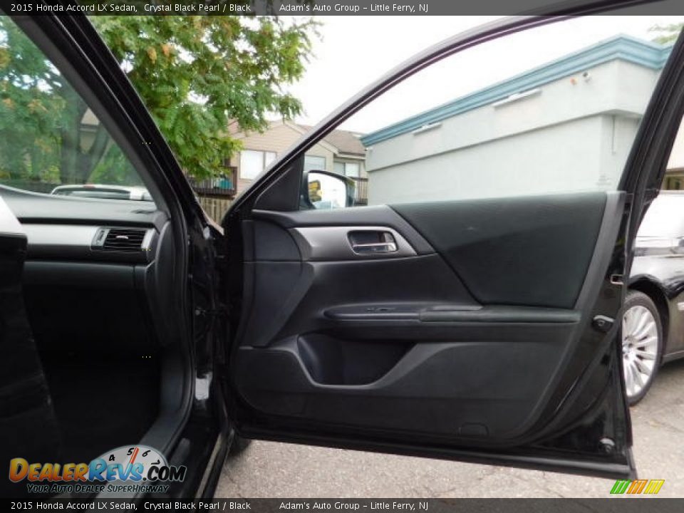 2015 Honda Accord LX Sedan Crystal Black Pearl / Black Photo #26