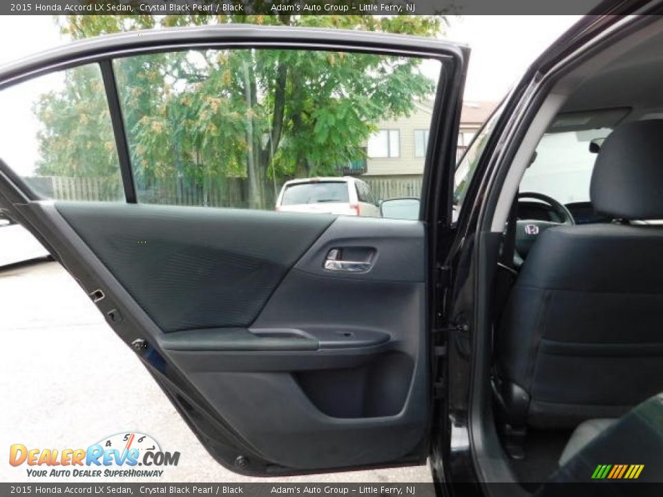 2015 Honda Accord LX Sedan Crystal Black Pearl / Black Photo #29