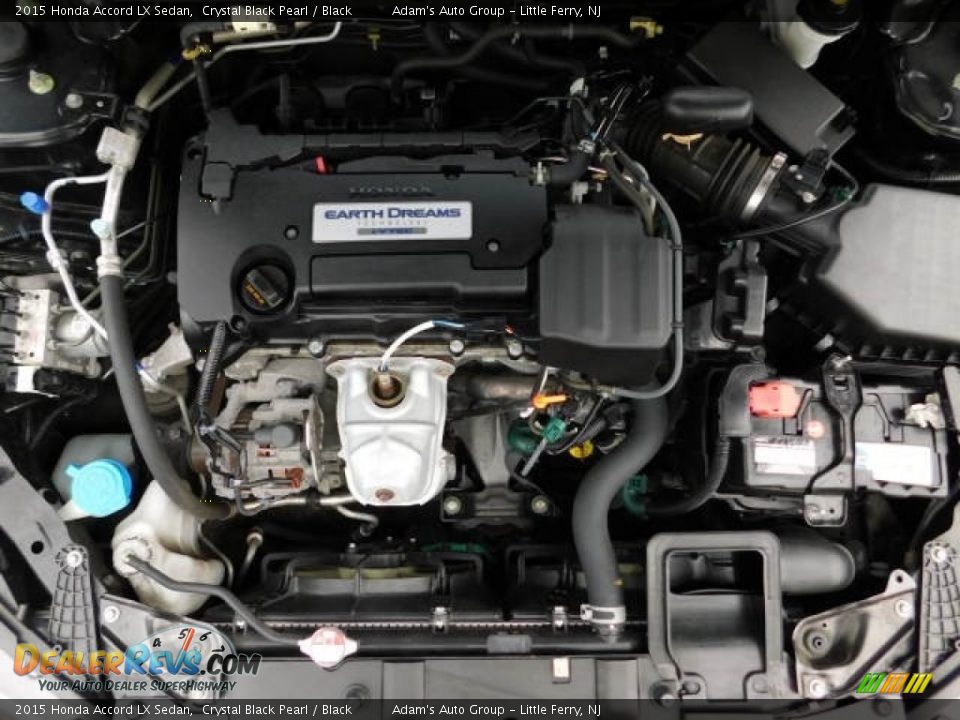 2015 Honda Accord LX Sedan Crystal Black Pearl / Black Photo #33