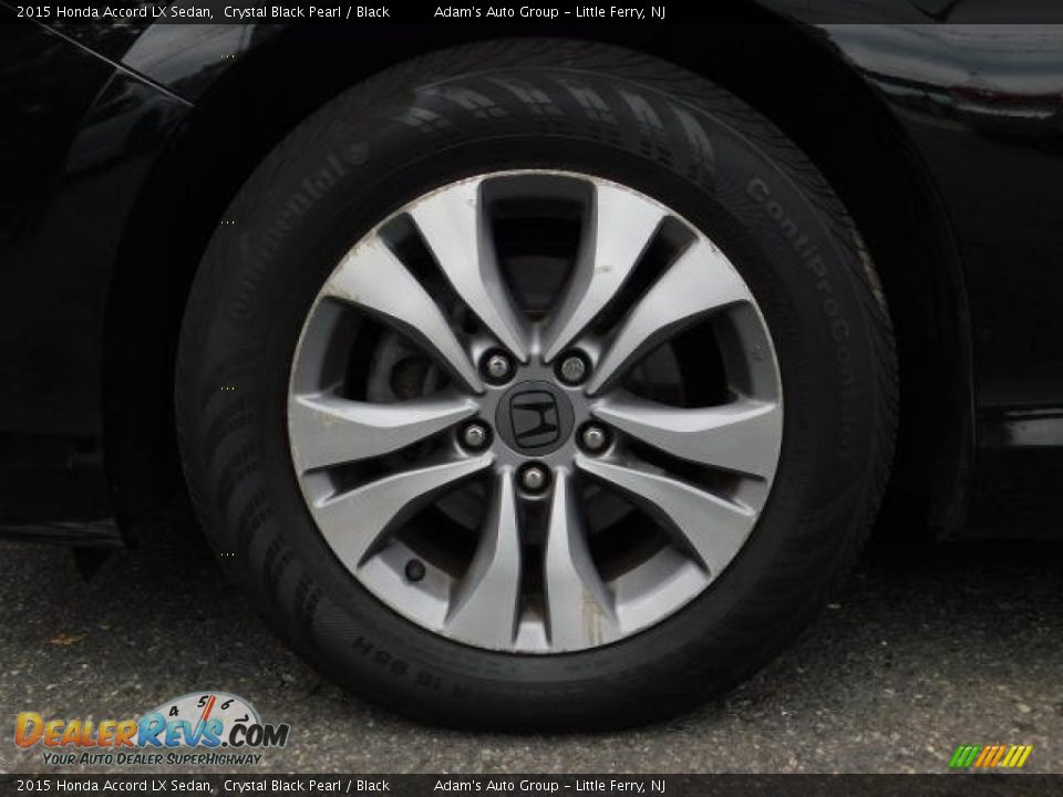 2015 Honda Accord LX Sedan Crystal Black Pearl / Black Photo #34
