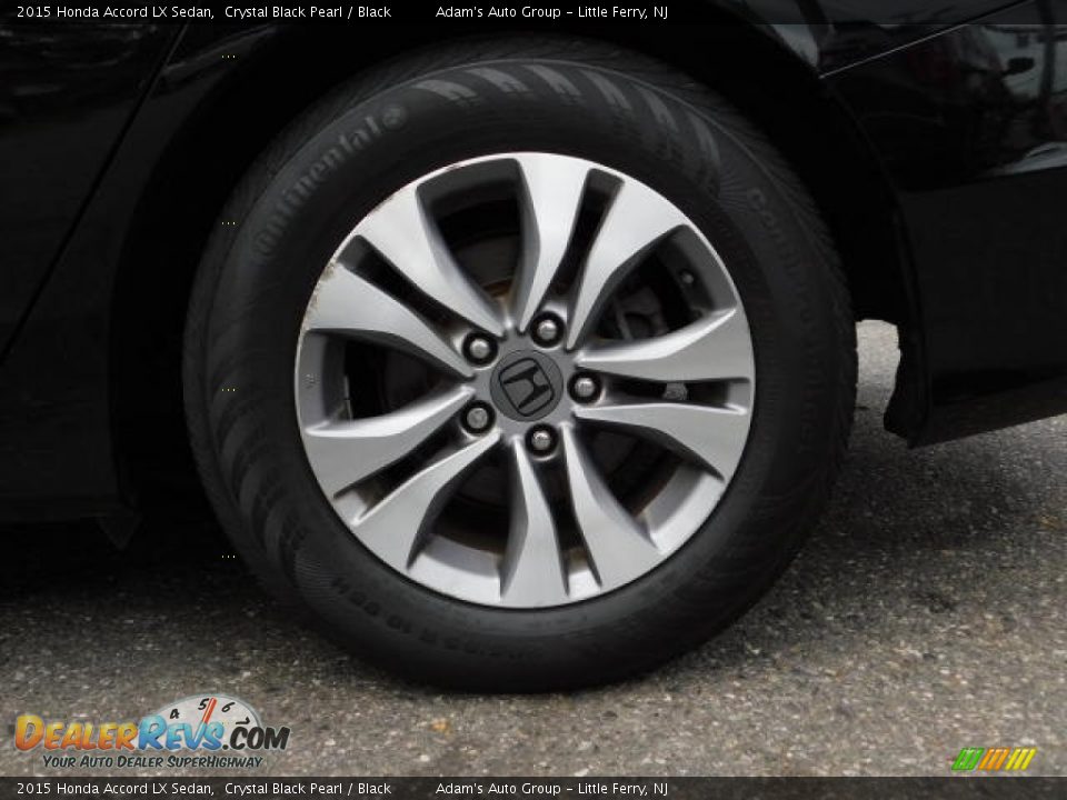 2015 Honda Accord LX Sedan Crystal Black Pearl / Black Photo #35