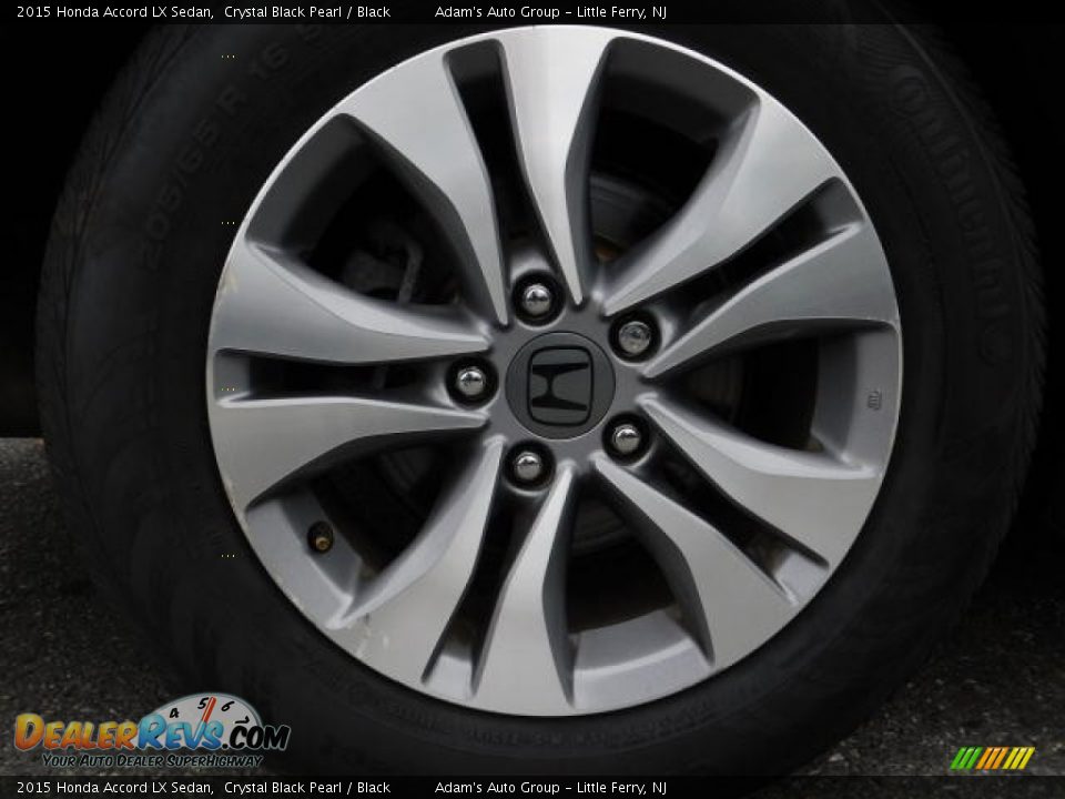 2015 Honda Accord LX Sedan Crystal Black Pearl / Black Photo #36