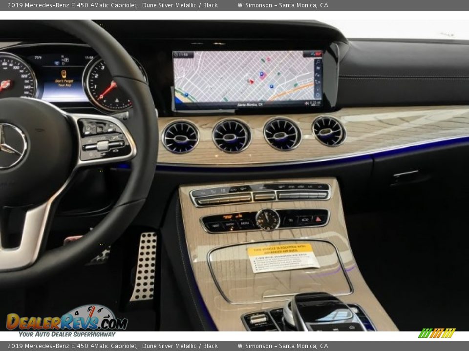 Dashboard of 2019 Mercedes-Benz E 450 4Matic Cabriolet Photo #6
