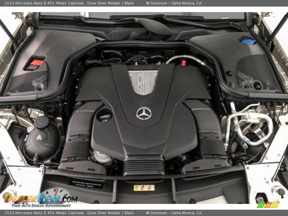 2019 Mercedes-Benz E 450 4Matic Cabriolet 3.0 Liter Turbocharged DOHC 24-Valve VVT V6 Engine Photo #8