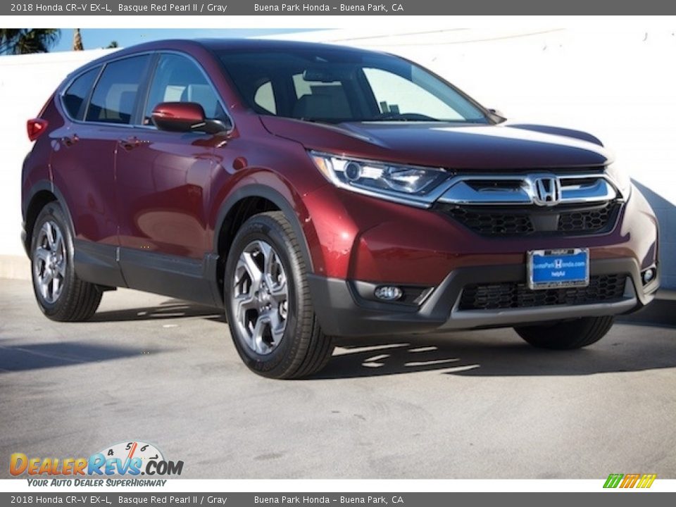 2018 Honda CR-V EX-L Basque Red Pearl II / Gray Photo #1