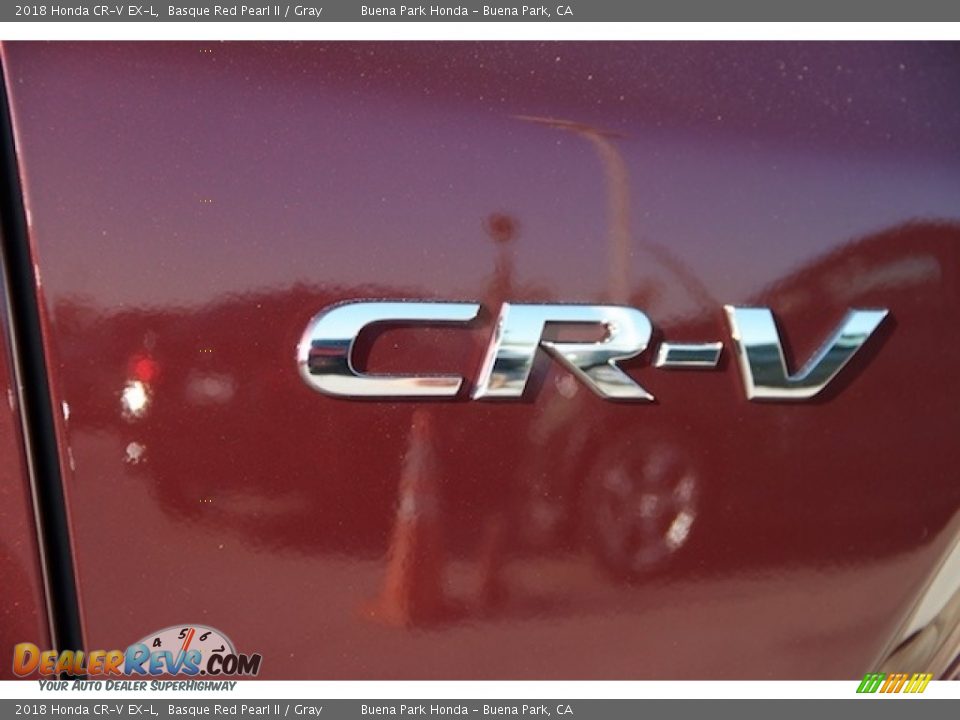 2018 Honda CR-V EX-L Basque Red Pearl II / Gray Photo #3