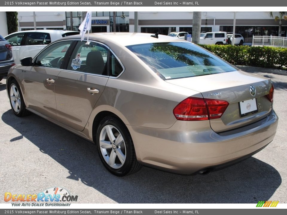 2015 Volkswagen Passat Wolfsburg Edition Sedan Titanium Beige / Titan Black Photo #6