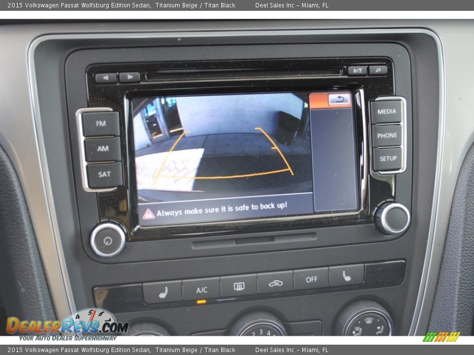 2015 Volkswagen Passat Wolfsburg Edition Sedan Titanium Beige / Titan Black Photo #16