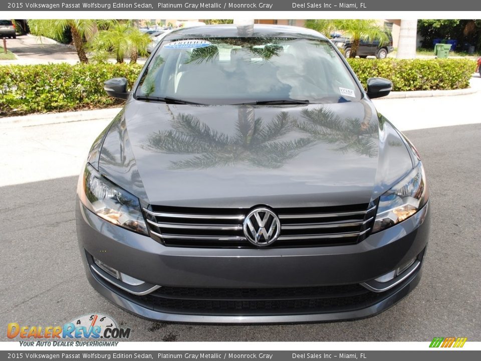 2015 Volkswagen Passat Wolfsburg Edition Sedan Platinum Gray Metallic / Moonrock Gray Photo #3
